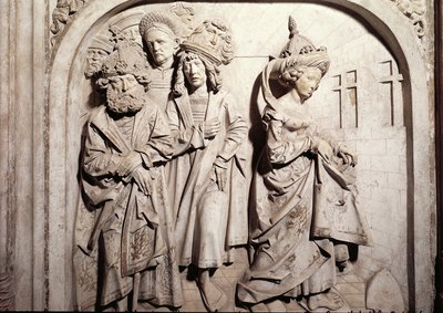 Tomb of Henri II and His Wife Kunigunde (detail) by Tilman Riemenschneider