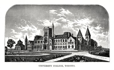 University College, Toronto, Canada, 19th century by Tilton Waters
