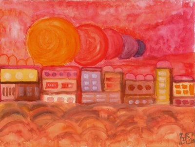 Colorful City Dream by Tim Hoinkis