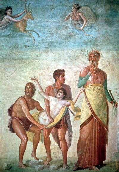 The Sacrifice of Iphigenia, from the House of the Tragic Poet by Timante