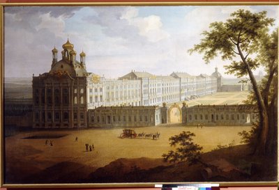 The Grand Palace at Tsarkoye Selo (Russia) by Timofei Alexeyevich Vasilyev