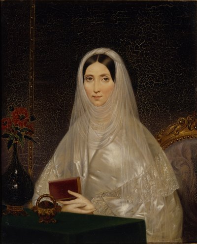 Portrait of Countess Tatyana Golitsyna Potemkina by Timofei Andreyevich Neff