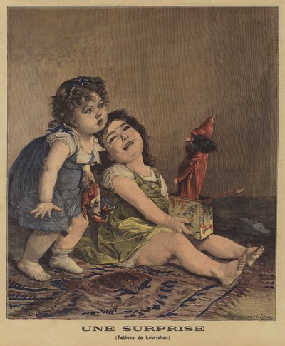 A Surprise by Timoleon Marie Lobrichon