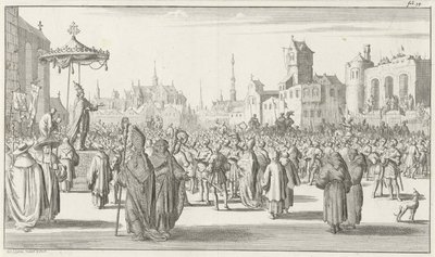 Pope Urban II preaches the First Crusade, 1683 by Timotheus Ten Hoorn