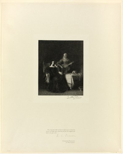 Catharine of Aragon and Her Maid, from Old English Masters by Timothy Cole