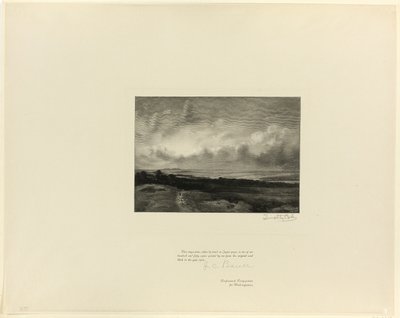 Hampstead Heath, from Old English Masters by Timothy Cole