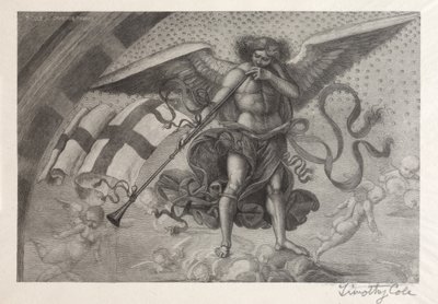 Old Italian Masters: Angel Sounding a Trumpet by Timothy Cole