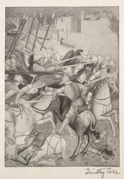 Old Italian Masters: Battle of St. Ephesus Against the Pagans of Sardinia by Timothy Cole