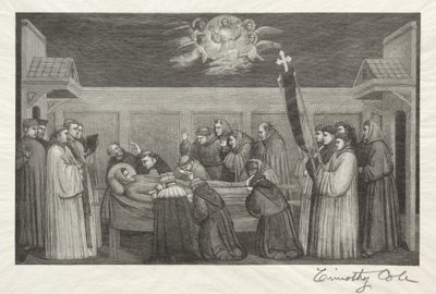 Old Italian Masters: Death of St. Francis by Timothy Cole