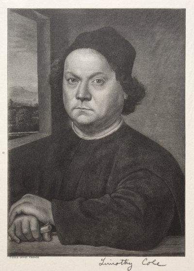 Old Italian Masters: Portrait of Andrea Verrocchio, 1888-1892 by Timothy Cole