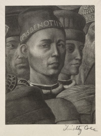 Portrait of Benozzo Gozzoli, 1888-1892 by Timothy Cole