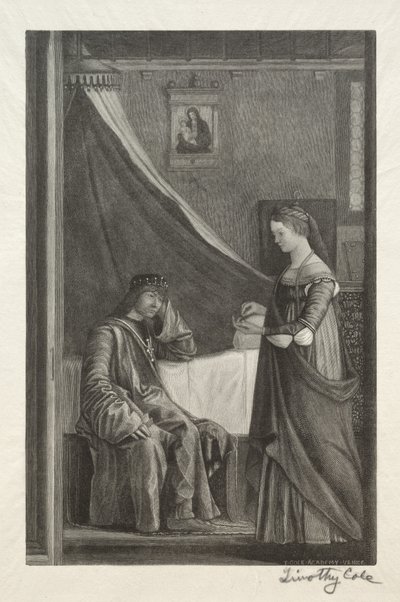 Old Italian Masters: St. Ursula with her Father, 1888-1892 by Timothy Cole