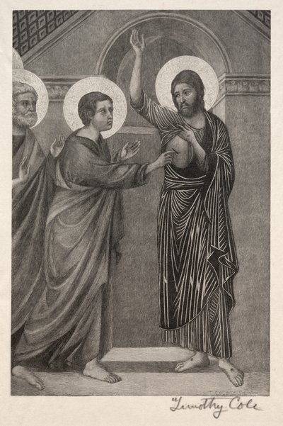 Old Italian Masters: The Incredulity of St. Thomas by Timothy Cole