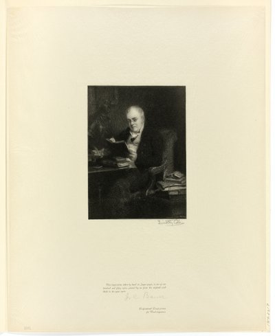 Portrait of Dr. John Allen, from Old English Masters by Timothy Cole
