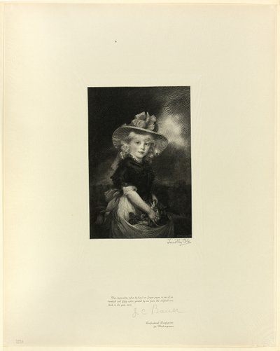 Princess Sophia, Daughter of George III, from Old English Masters by Timothy Cole