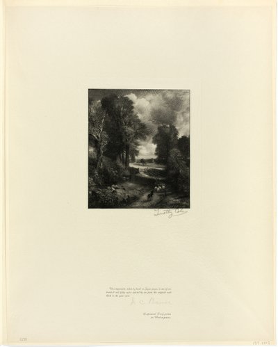 The Cornfield, from Old English Masters by Timothy Cole