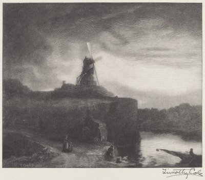 The Mill by Timothy Cole after Rembrandt van Rijn