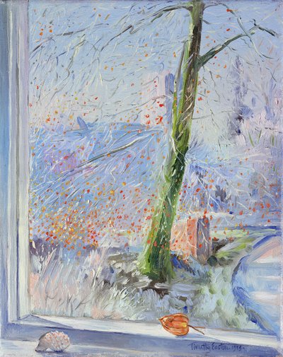 Beech Tree and Haw Frost, 1989 by Timothy Easton