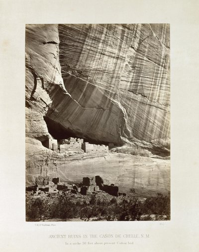 Ancient Ruins in the Cañon de Chelle, N.M. (Territory) by Timothy H. O
