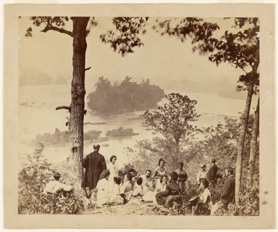 [High Island, Summer Encampment of General Spinner, Treasurer of the United States] by Timothy H. O