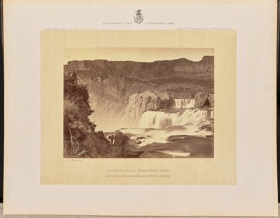 Shoshone Falls, Snake River, Idaho. Mid-day View, Adjacent Walls About 1000 Feet in Height by Timothy H. O