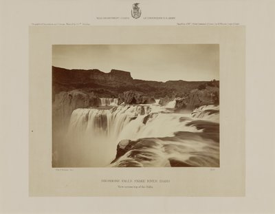 Shoshone Falls, Snake River, Idaho, View across the Top of the Falls by Timothy H. O