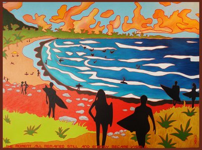 Dulan Beach Surfers, 2010 by Timothy Nathan Joel