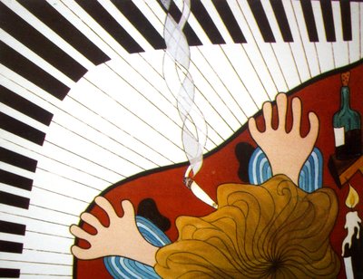 Piano man, 2001 by Timothy Nathan Joel
