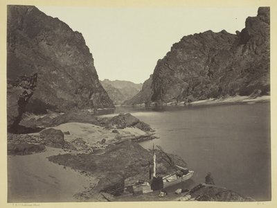 Black Canyon, Colorado River, Looking Above from Camp 7 by Timothy O