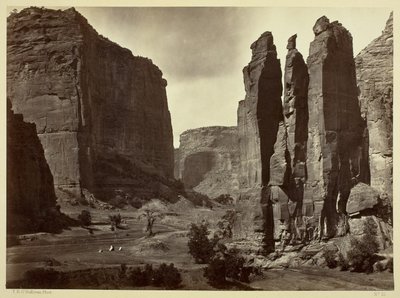 Cañon de Chelle, Walls of the Grand Canyon, about 1200 feet in height by Timothy O