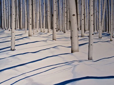Snow Covered Woods by Tina Palmer