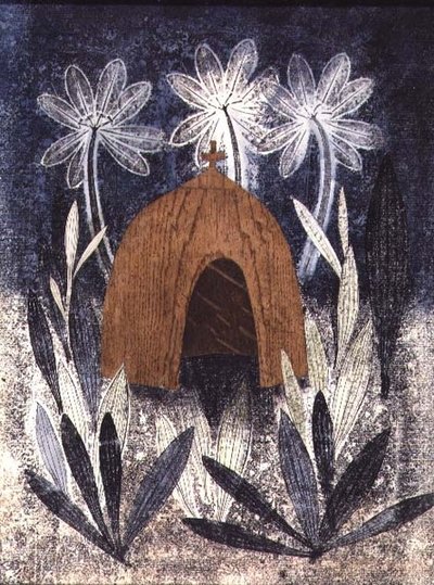 Native Hut by Tirzah Ravilious