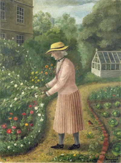 English Woman (Mrs Nicholas of Copford Place, aged 96) by Tirzah Ravilious