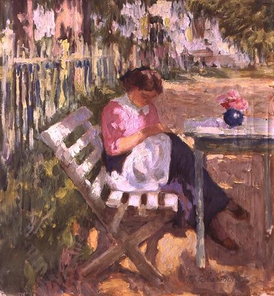 At the Dacha by Tit Yakovlevich Dvornikov