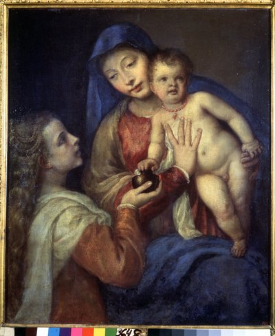 Madonna and Child with Mary Magdalen by Titian (c.1488 1576)