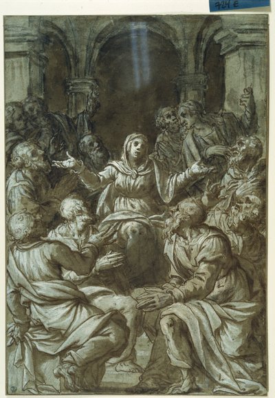 The Virgin Mary with Apostles of Santo Spirito by Titian (c.1488 1576)