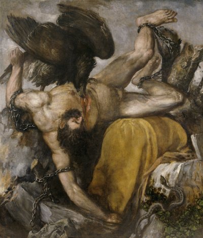 Tityos (1548-1549) by Titian (c.1488 1576)