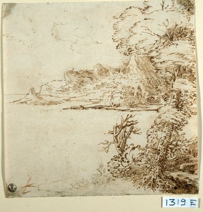 View of a Mountainous Coast by Titian (c.1488 1576)