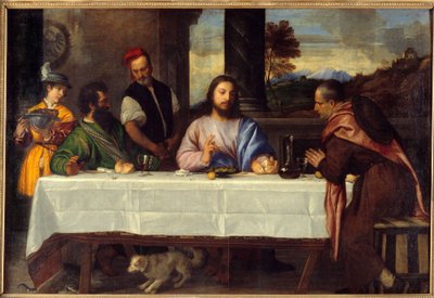 Dinner at Emmaus by Titian (c.1488 1576)