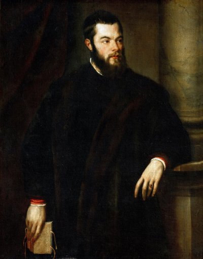 Portrait of Benedetto Varchi by Titian by Tiziano Vecelli