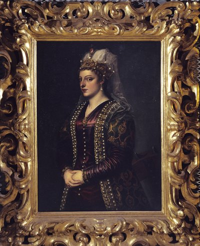 Portrait of Caterina Coronaro by Tiziano Vecelli
