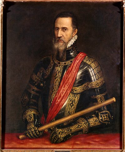 Portrait of Ferdinand Alvare de Toledo, Duke of Alba by Tiziano Vecelli
