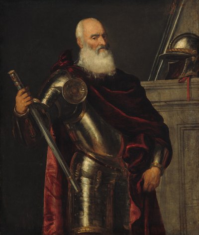 Portrait of Vincenzo Cappello, admiral by Tiziano Vecelli