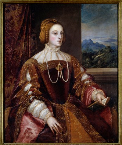 Portrait of the Empress Isabella of Portugal by Tiziano Vecelli