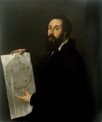 Portrait of Giulio Romano by Tiziano Vecelli