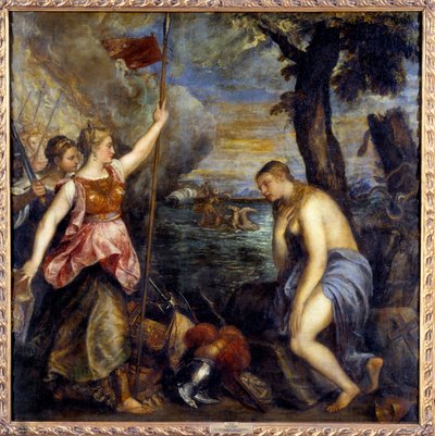 Religion Rescued by Spain by Tiziano Vecelli