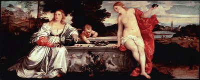 Sacred Love and Secular Love by Tiziano Vecelli