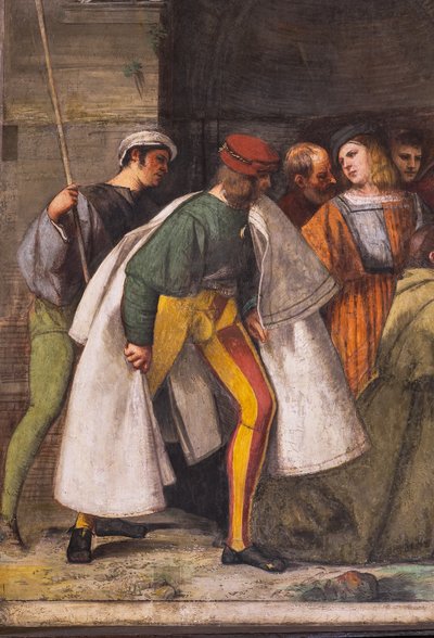 The Baby Proclaiming the Innocence of the Mother, the Northern Wall, School of the Saint (detail) by Titian (c.1488 1576)