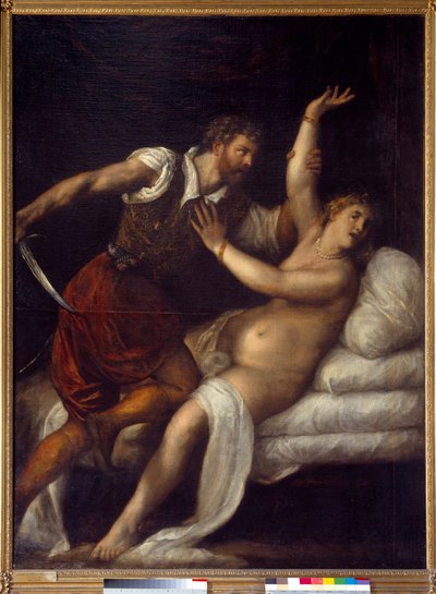 The Rape of Lucretia by Tiziano Vecelli
