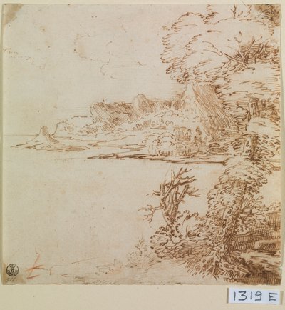 View of a Mountainous Coast by Titian (c.1488 1576)